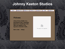 Tablet Screenshot of johnnykeetonstudios.com